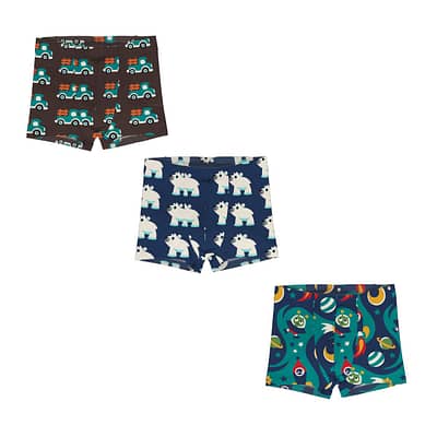 Maxomorra boxer shorts polar bear space