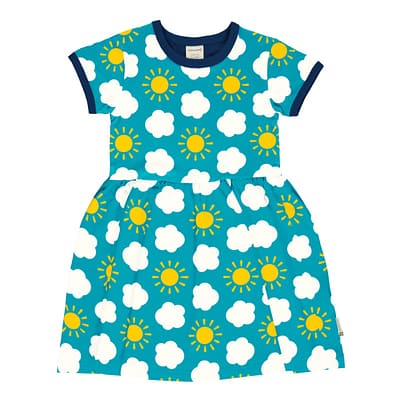 Maxomorra spin dress sky