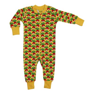 DUNS Sweden zipsuit radishes yellow