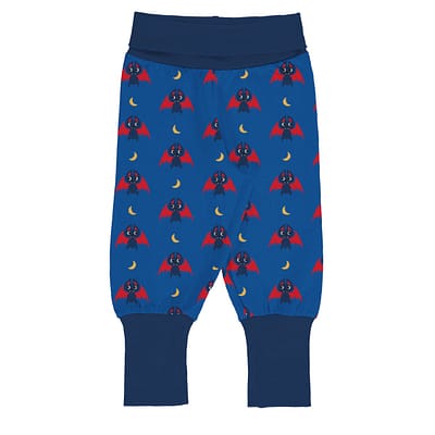 Maxomorra rib pants moonlight bat