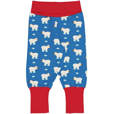 Maxomorra polar bear waist pants