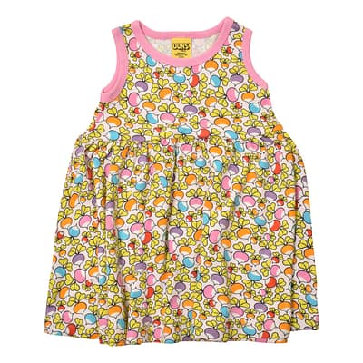 Home to rainbow bright organic ethical children's clothes 5 DUNS Sweden radish dress