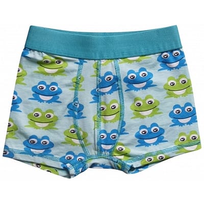 Maxomorra frog organic cotton boxer shorts for children