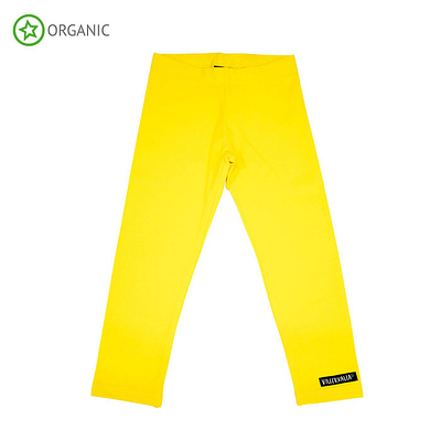 Villervalla yellow organic leggings