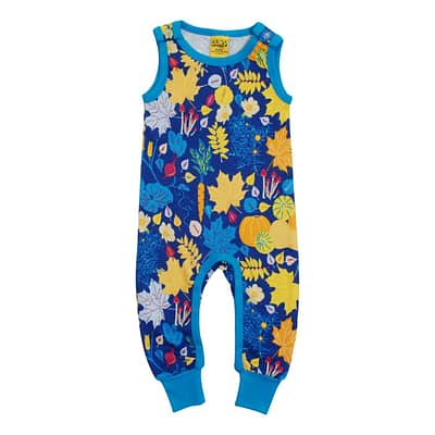 DUNS Sweden playsuit fall flowers