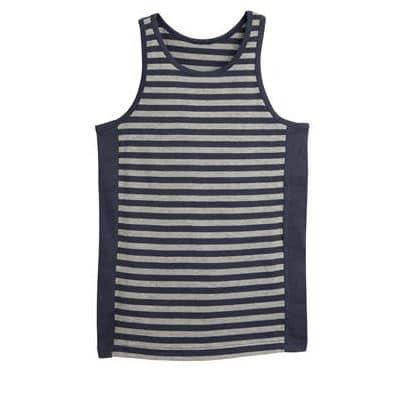 Organic cotton sleeveless boys vest