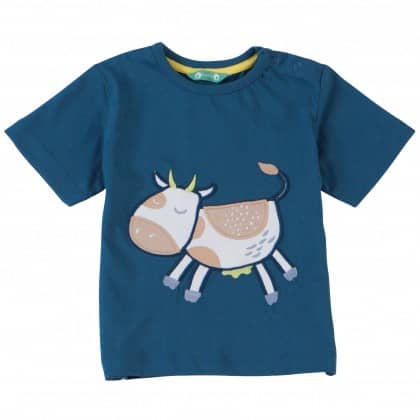 Organic cotton cow t-shirt from Piccalilly