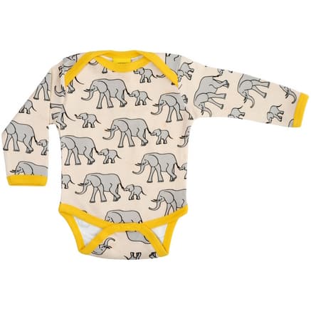 Yellow elephant vest by DUNS Sweden