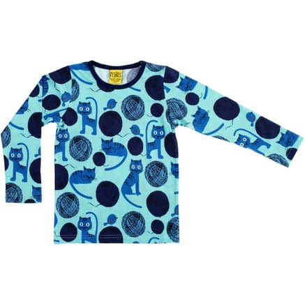 Blue cat organic long sleeve top - More than a fling