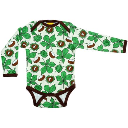 Hedgehog playsuit dungarees by Maxomorra in organic velour (6-9 months) - Image 3