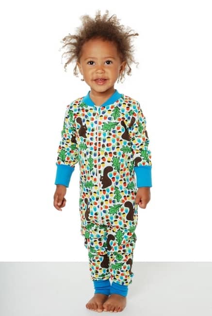 DUNS Sweden Lost in Space design organic cotton zipped onesie - Image 2