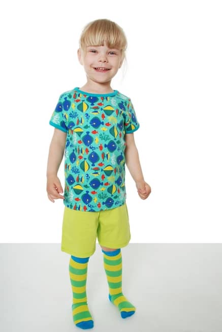 DUNS Sweden fish print organic cotton t-shirt (2-3 years) - Image 5
