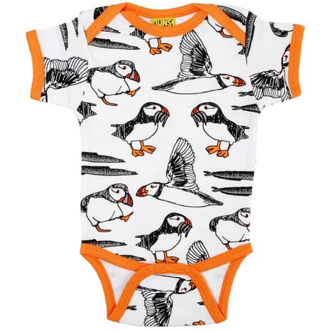 DUNS Sweden organic cotton puffins baby vest