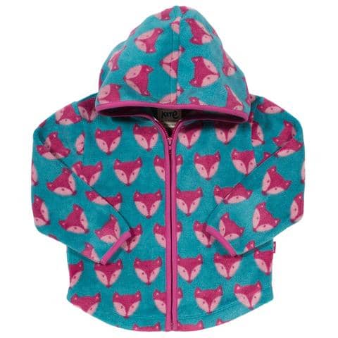 Foxes recycled fleece by Kite