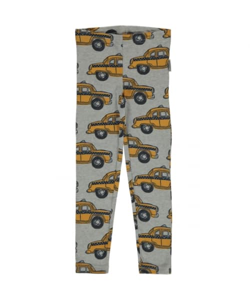 Yellow taxi organic cotton leggings from Maxomorra