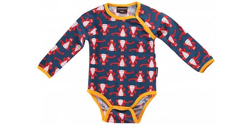 Organic cotton dragon print unisex newborn baby clothes