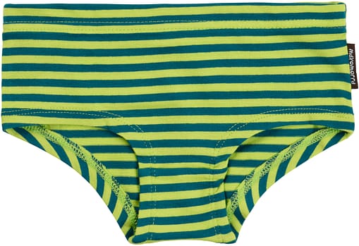 Bright colours striped knickers in organic cotton from Maxomorra 4