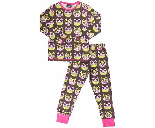 Maxomorra owl pjs in organic cotton