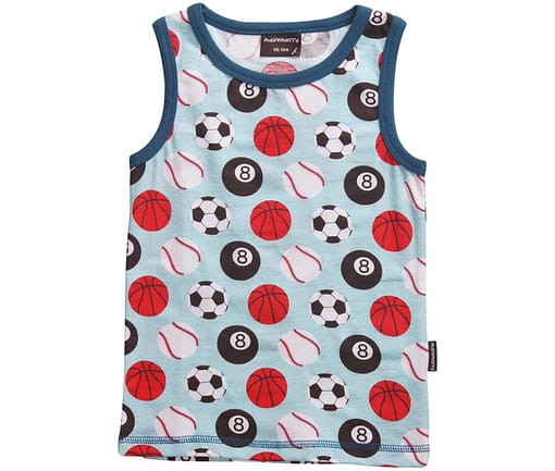 Maxomorra organic cotton sleeveless vest - sport