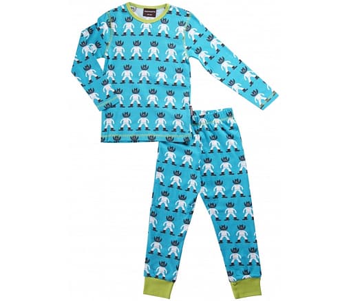 Organic cotton pyjamas - Scandi prints by Maxomorra - Cowboy