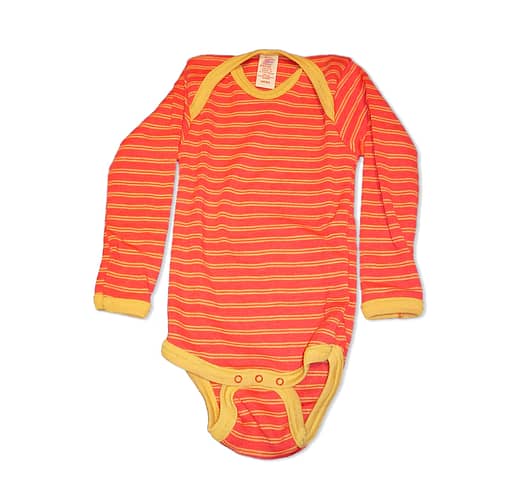 Bright unisex merino baby vests Engel