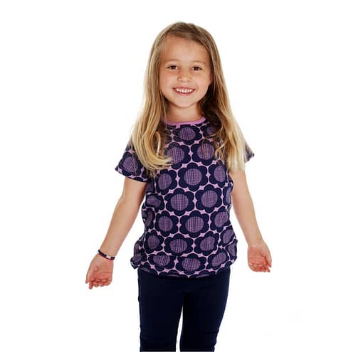 Organic cotton vintage flower power t-shirt More than a Fling