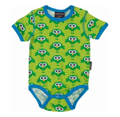 Organic cotton short sleeve baby t-shirt vest by Maxomorra