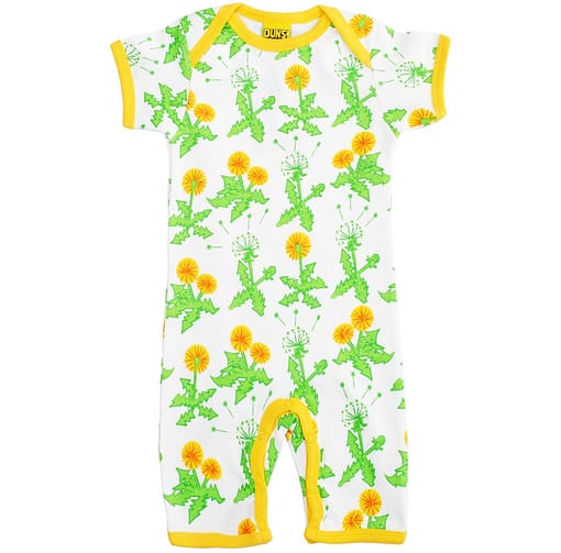 DUNS Sweden Dandelion organic summer romper (4-6m)