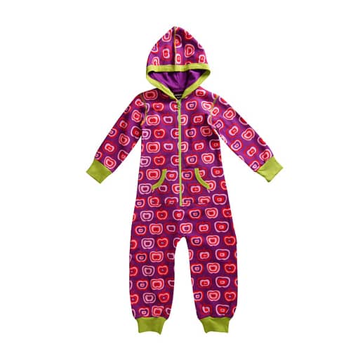 Organic onesie in retro apple design by Maxmorra