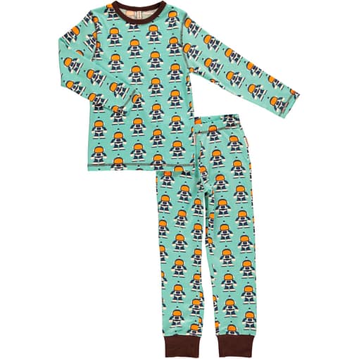 Maxomorra organic cotton pyjamas in space astronauts print (age 4-6)