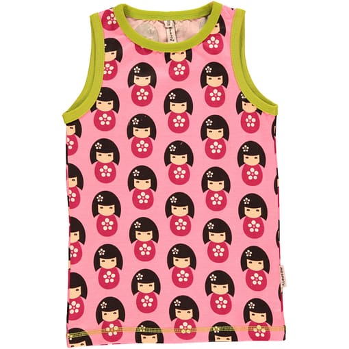Maxomorra ~ doll organic cotton sleeveless vest (Age 2-4)