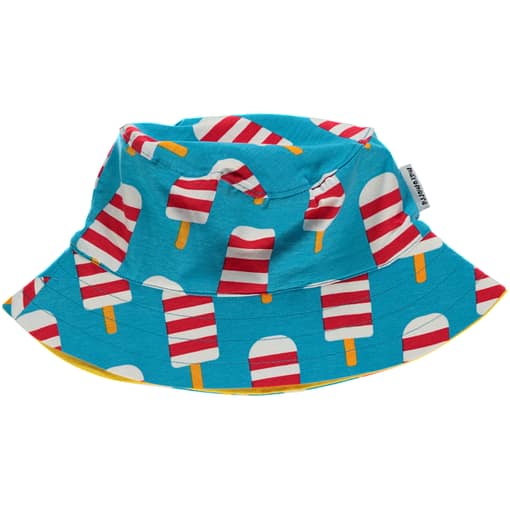 Maxomorra ice cream sun hat in organic cotton