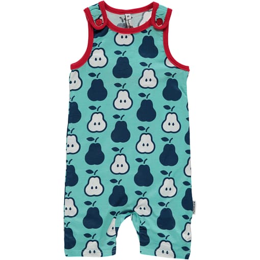 Fruit summer short dungarees by Maxomorra
