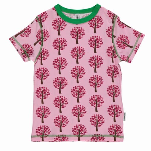 Maxomorra organic cotton trees print tee