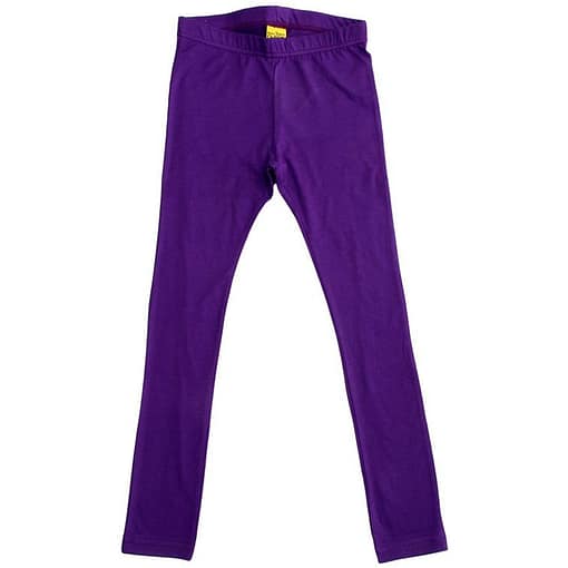 More than a Fling bright plain colour purple leggings