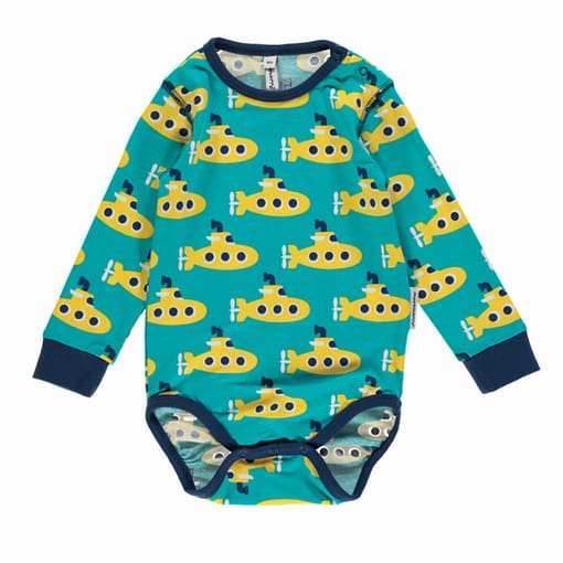 Yellow submarine baby vest