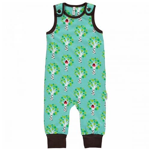 Maxomorra organic birch tree dungarees