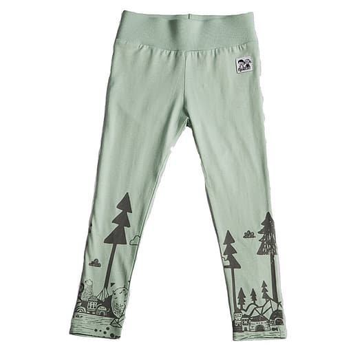 Doodle do organic cotton glacial expedition leggings