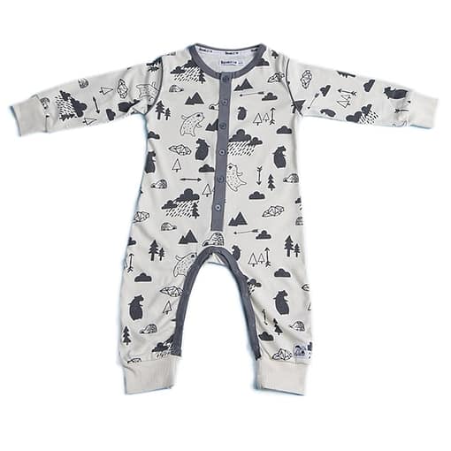 Doodle do organic cotton Igloo village onesie (12-18m)