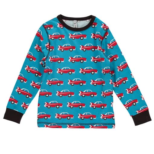 Maxomorra ~ Car organic cotton long sleeve top