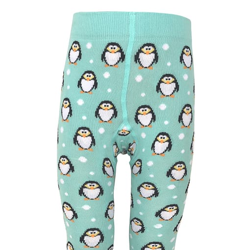 Slugs and Snails Chill organic cotton unisex penguin tights - Image 4