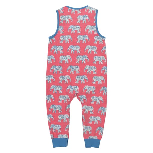 Elephant dungarees in organic cotton by Kite - Image 3