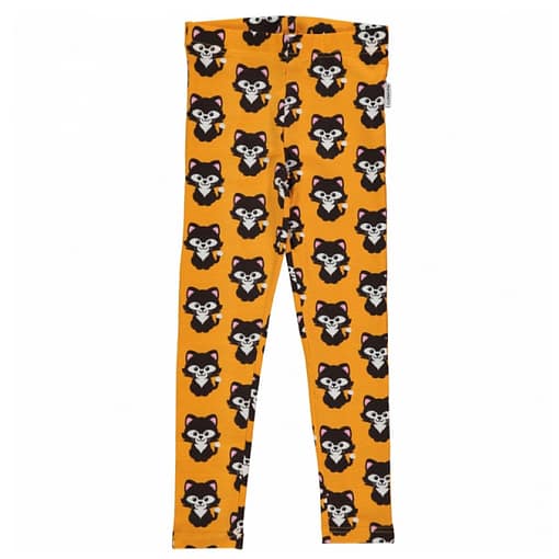 Maxomorra organic cat print leggings (Age 4-6)