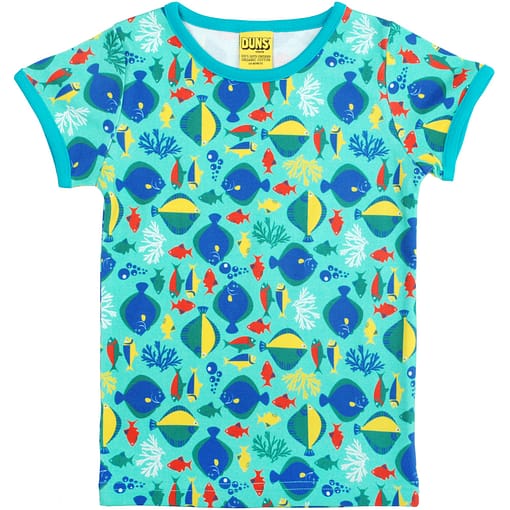 DUNS Sweden fish print organic cotton t-shirt (2-3 years)