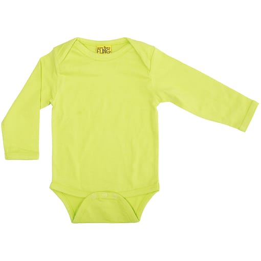 More than a Fling plain bright lime green bodysuit vest (68cm 4-6 months)