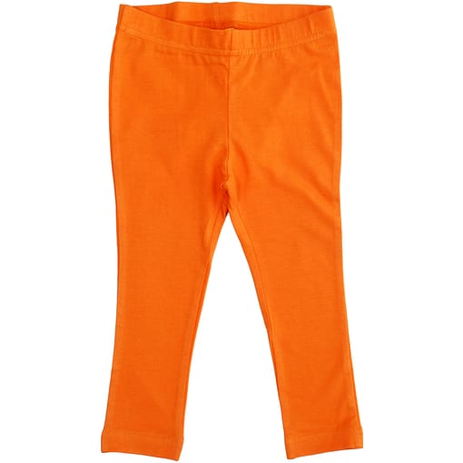 More than a Fling bright plain colour orange leggings (86-92cm 18-14m)