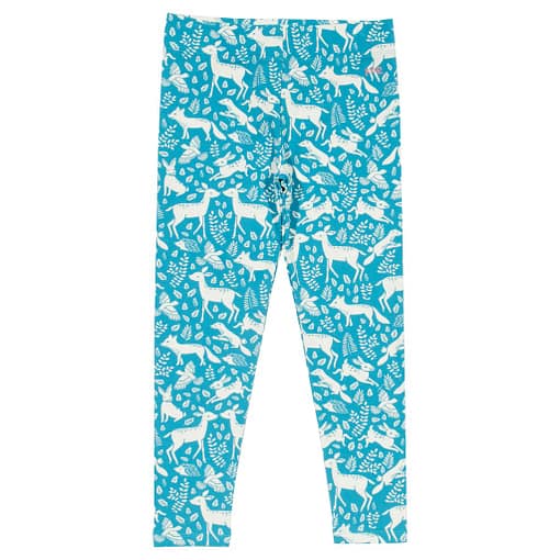 Woodsy leggings in blue organic cotton by Kite (110cm Age 4-5)