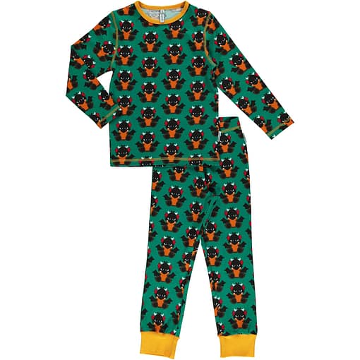 Maxomorra organic cotton pyjamas in dragon print (98-104cm Age 2-4)