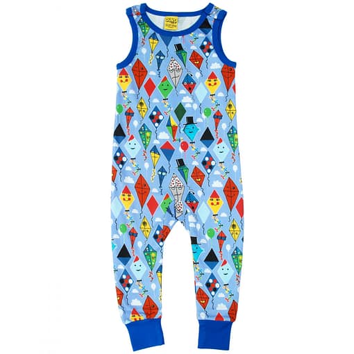 DUNS Sweden Kite organic cotton dungarees (74cm 6-9 months)