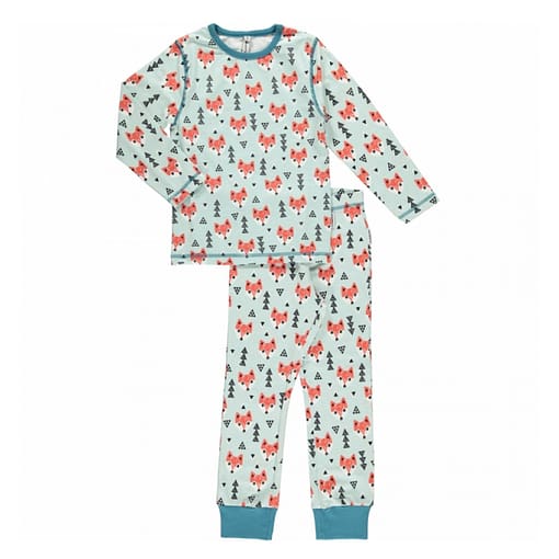 Maxomorra organic cotton pyjamas in foxes "plus" print (122-128cm Age 6-8)